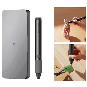 Гравер-ручка Аккумуляторная Xiaomi Mijia Electric Grinding Pen с 16 насадками в кейсе