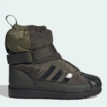 Дитячі зимові чоботи-дутики для хлопчика Adidas Superstar 360 Wtr Boot C JQ7950 29 Shadow Olive (4068801499801)