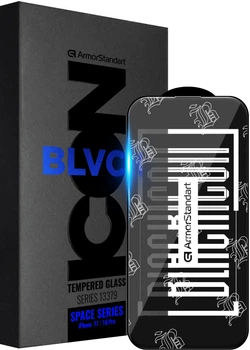 Защитное стекло ArmorStandart Space Black Icon для смартфона Apple iPhone 17/16 Pro Black (ARM86386)