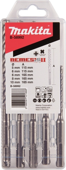 Zestaw wierteł Makita Nemesis II SDS-Plus 5 szt (B-58992)