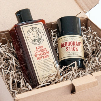 Набір гель для душу, дезодорант Capitan Fawcett CF Shower Gel (250ml) & Cf Deodorant Stick