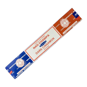 Аромапалочки Наг Чампа Темная Корица Nag Champa Dark Cinnamon 15г Satya 8904234405964