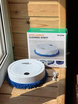 Робот пылесос автоматический аккумуляторный моющий Vacuum cleaner