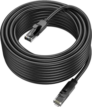 Сетевой кабель Borofone BUS01 6 Gigabit network cable 10 м Black (6941991103971)