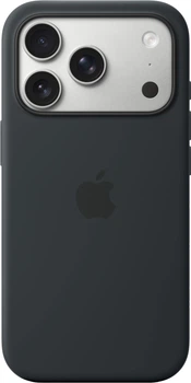 Etui plecki Apple Silicone Case with MagSafe do Apple iPhone 17 Pro Black (195950664010)