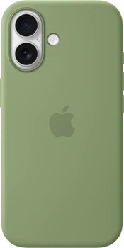 Панель Apple Silicone Case with MagSafe для Apple iPhone 17 Light Moss (MGEX4)