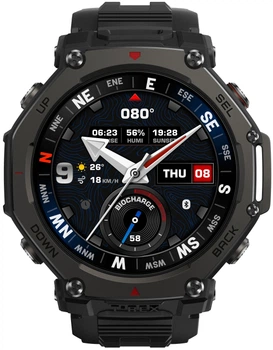 Смарт-годинник Amazfit T-Rex 3 Pro 44mm Tactical Black (W2548GL5N)