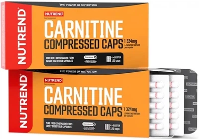 L-карнітин Nutrend Carnitine Compressed 120 капсул (8594073178862)