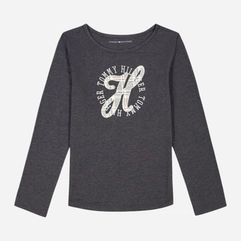 Підлітковий лонгслів для дівчинки Tommy Hilfiger 577113448 140 см Сірий (1159843214)