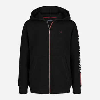 Детская толстовка с капюшоном для девочки Tommy Hilfiger 252233670 122 см Черный (1159843091)