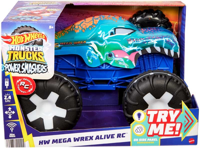 Машинка на дистанційному управлінні Hot Wheels Monster Trucks RC Mega Wrex Alive 1:15 (194735258246)