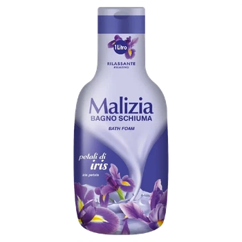 Гель-пена для душа и ванны лепестки Ириса MALIZIA Bagno Schiuma Pelati di Iris 1л