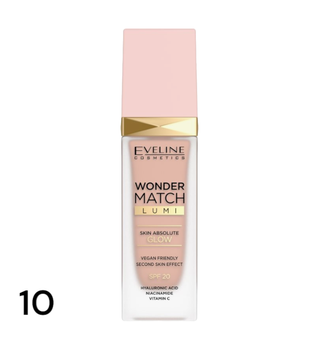 Тональна основа EVELINE WONDER MATCH LUMI №10 vanila 30 мл. 3423