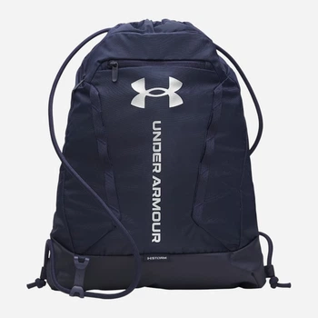 Рюкзак спортивный тканевый 22 л вмещает формат А4 Under Armour Ua Hustle Sackpack 22L 6000519-410 Синий (198632084199)