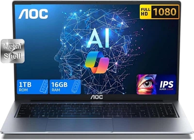 Ноутбук 16.1" AOC MX16 Intel ULTRA5-125U RAM 16GB SSD 1TB Windows 11 Алюминиевый корпус (UKR)