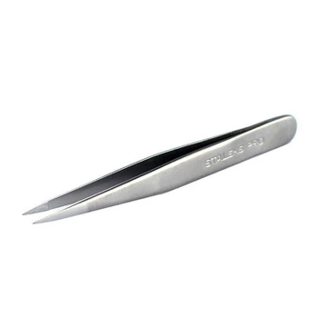 Пинцет для бровей Staleks PRO Expert 10 Type 5 точечный 9 см