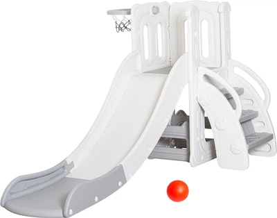 Горка для детей Mealux Merida White/Grey (KD-B011 White/Grey)