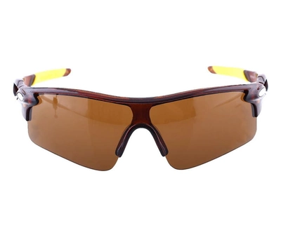Захисні окуляри для стрільби, вело і мотоспорту Silenta TI8000 Коричневі (12616)
