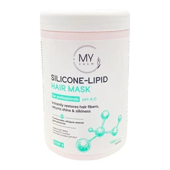 Силиконово-липидная маска для волос My Cosm Silicon Lipid Mask 1000 мл