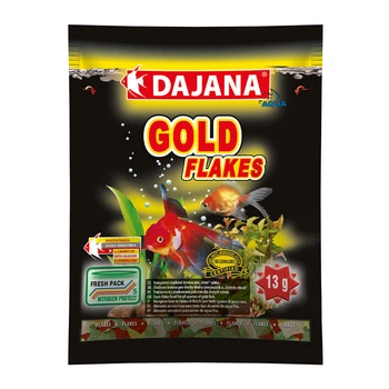 Корм для золотых рыбок в хлопьях Dajana GOLD FLAKES 80мл /13гр (8594000253211)