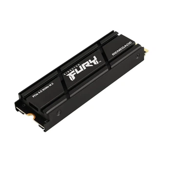 Жесткий диск M.2 2280 SSD 1TB Kingston FURY Renegade, SFYRSK/1000G, 3D NAND TLC, NVMe, PCI Express 4.0 x4, зап/чт. - 6000/7300 МБ/с (SFYRSK/1000G) (2341066)