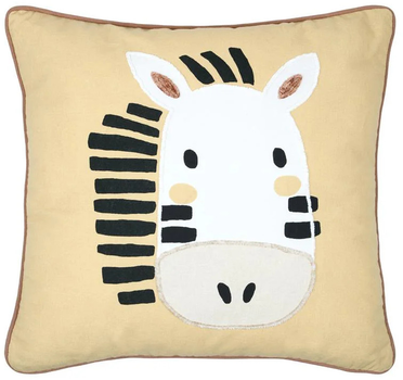 Poduszka dekoracyjna do pokoju dziecka Stof Coquin zebra 40x40 cm (3665269329124)
