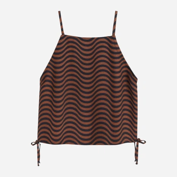 Підліткова майка для дівчинки H&M 1073361002c35 146 см Коричнева (KC1000000054852)