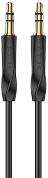 Аудиокабель Borofone BL16 Clear sound AUX audio cable Black (6974443389166)