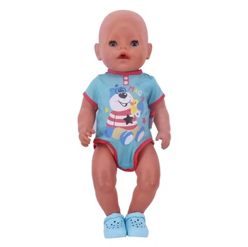 Одяг для ляльки розміром 43 см пупса Baby Born або American Girl Бебі Борн Боді бодік zapf creation