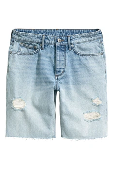 Шорты H&M 32 голубой 30103981124