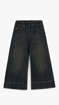 Джинсы палаццо для девочки Yekipeer D-2601 140 см Темно-синий shop (2000999160721)