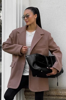 Укорочене Пальто Jadone Fashion Ельва L-XL молоко