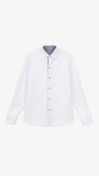 Рубашка однотонная для мальчика MOYABERLA H026 116 см Белый shop (2000999172823)