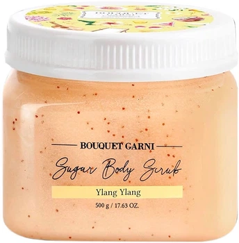 Скраб для тіла Bouquet Garni Sugar Body Scrub Ylang Ylang Цукровий з ароматом іланг-ілангу 500 г (8809487048541)