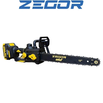 Пила цепная аккумуляторная ZEGOR CSPP-21BL-12" (21 V, 4 Ач) в коробке (Серия PILOT)