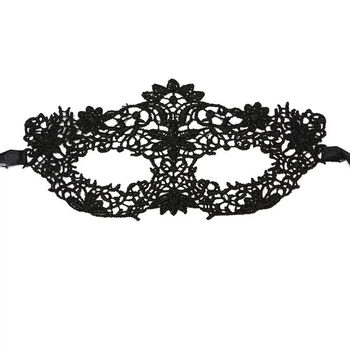 Маска ажурна для обличчя one size чорний