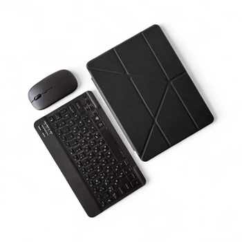 Чохол CaseFashion Origami case з тримачем для стилуса з клавіатурою і мишею в комплекті для iPad 11 (A16) (2025) - Black