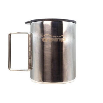 Термокружка Tramp со складными ручками и поилкой 400 мл Metal Grey (1042-UTRC-137-metal)
