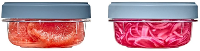 Zestaw pojemnikow Oxo Good Grips Twist and Stack okrągłe 0.355 l 2 szt (ZES0840097709055) 