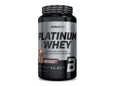 Протеїн BiotechUSA Platinum Whey 1кг Смак Шоколадний брауні