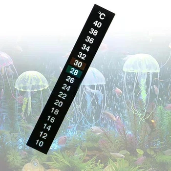 LCD термометр-полоска 10–40 °C клейкий, универсальный термометр-наклейка