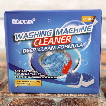 Засіб для чищення пральної машини Washing Machin Cleaner антибактеріальні таблетки для пральної машини - роздавлені таблетки (1036-1)