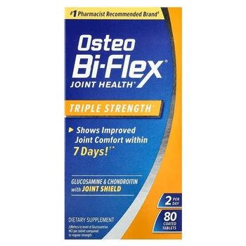 Остео Би-Флекс, Тройная сила, Osteo Bi-Flex, Triple Strength, 80 таблеток