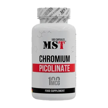 Хром піколінат Chromium Picolinate 100 мкг MST, 100 капсул