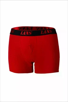 Чоловічі труси транки подовжені Lans червоний Lans 06/037 4XL