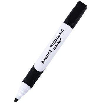 Маркер Axent Whiteboard Comfort Grip 2 мм круглый черный (2552-01-a)