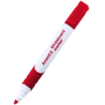 Маркер Axent Whiteboard Comfort Grip 2 мм круглый красный (2552-06-a)