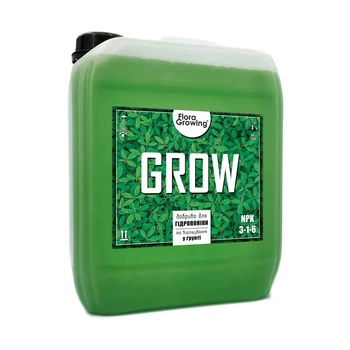 Компонент добрив для гідропоніки та ґрунту Grow - 5 л