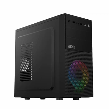 Корпус 2E BASIS RD850, без БП, 1xUSB3.0, 2xUSB2.0, 1x120mm ARGB fan, Acrylic Side Panel, mATX, Black 2E-RD850