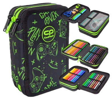 Розкладний трьохсекційний пенал Coolpack з обладнанням Jumper